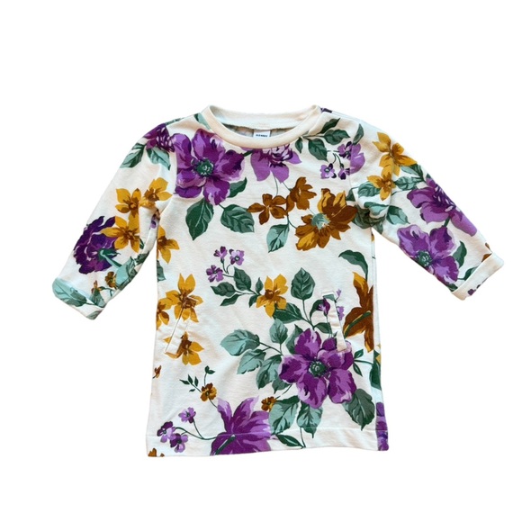 Old Navy Other - Old Navy baby girl dress long sleeve fall dress floral pockets size 12-18 months